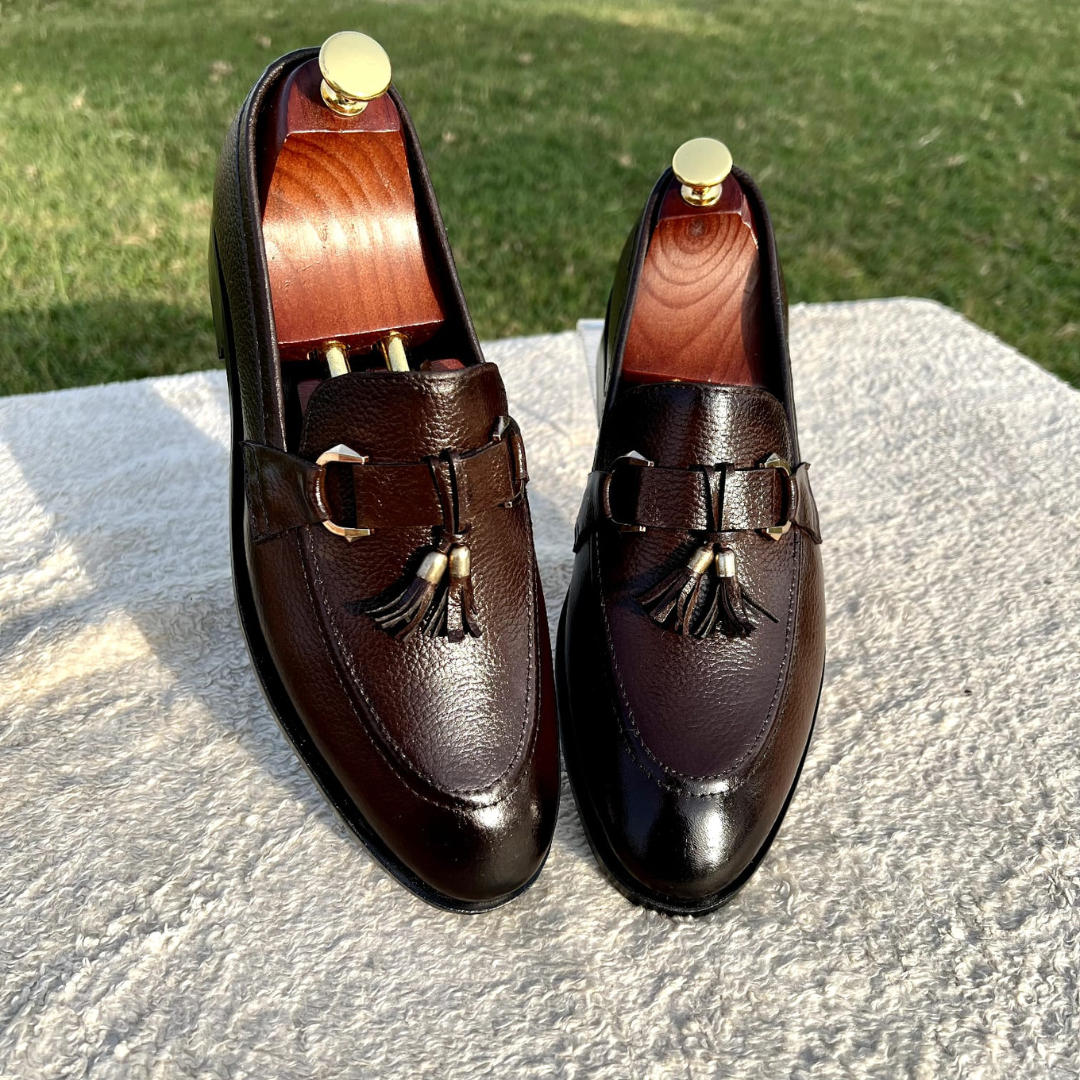 K120 Brown Leather Loafer