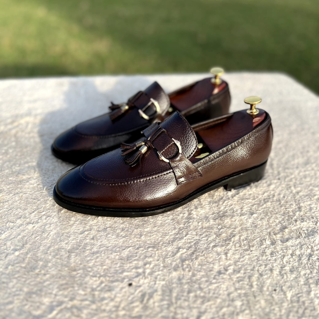 K120 Brown Leather Loafer